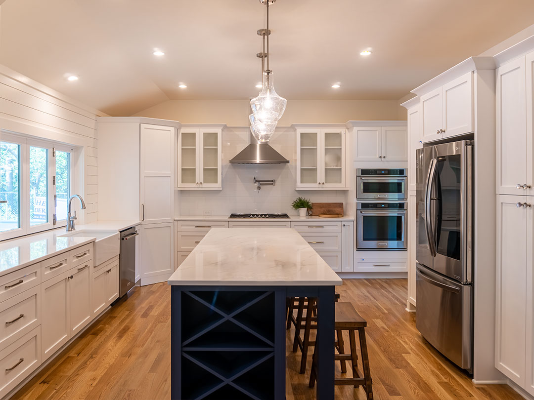 Picture of a remodeled kitchen