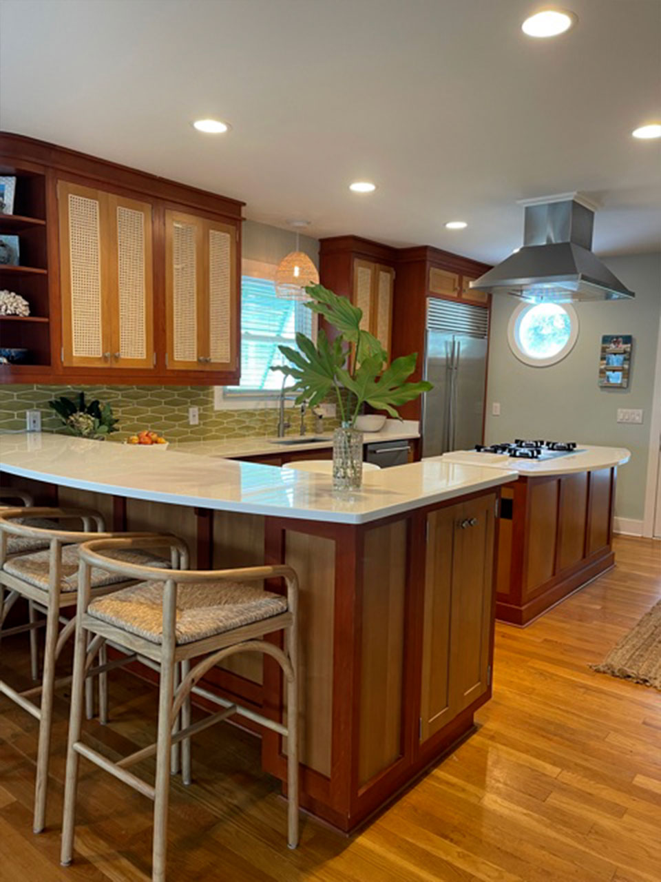 Picture of a remodeled kitchen