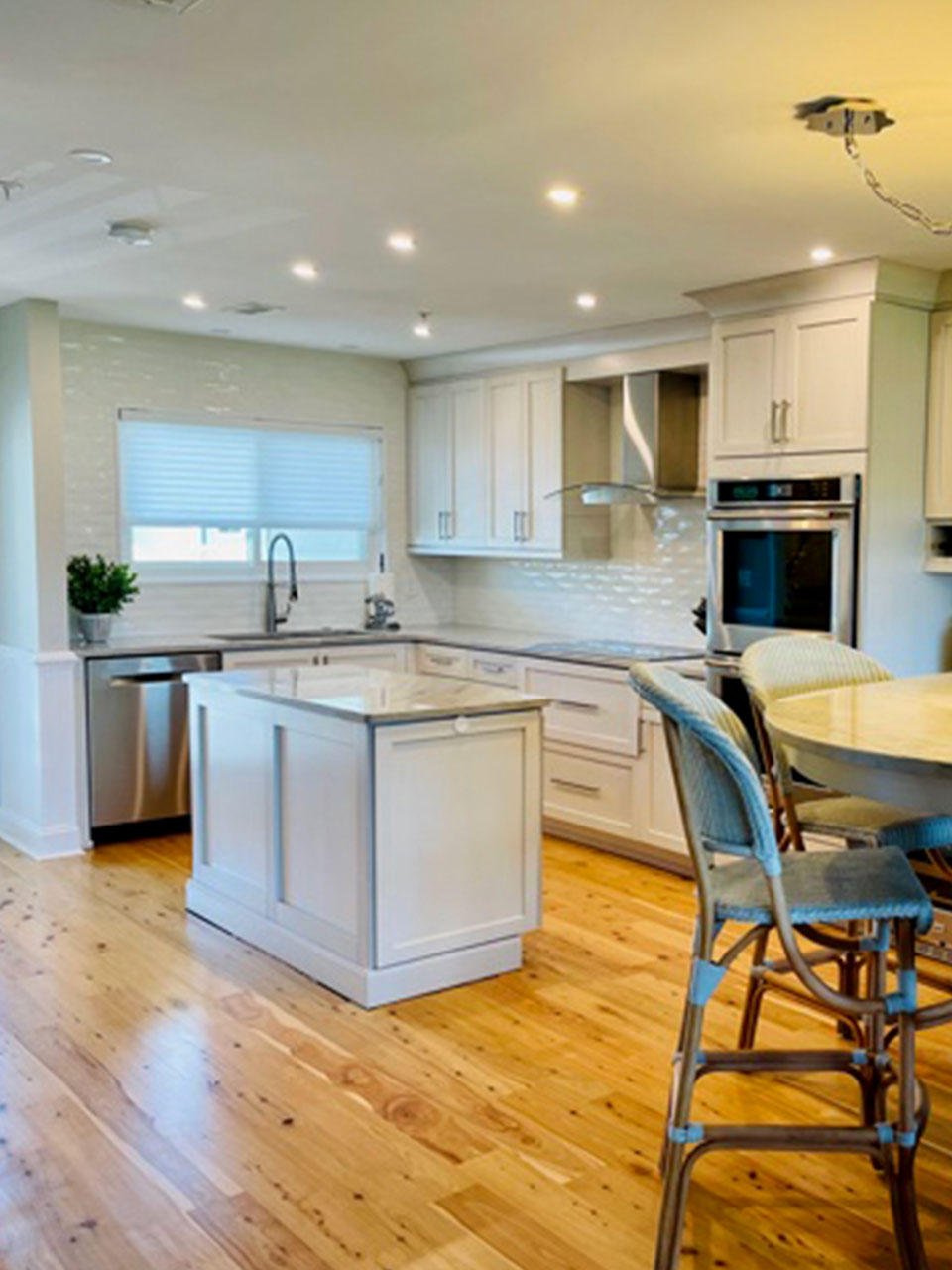 Picture of a remodeled kitchen